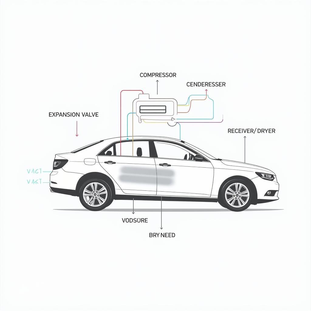 Car AC System Components