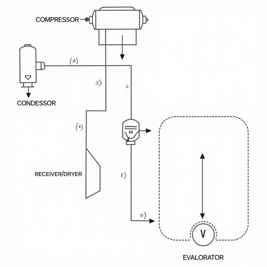 Car AC System Components