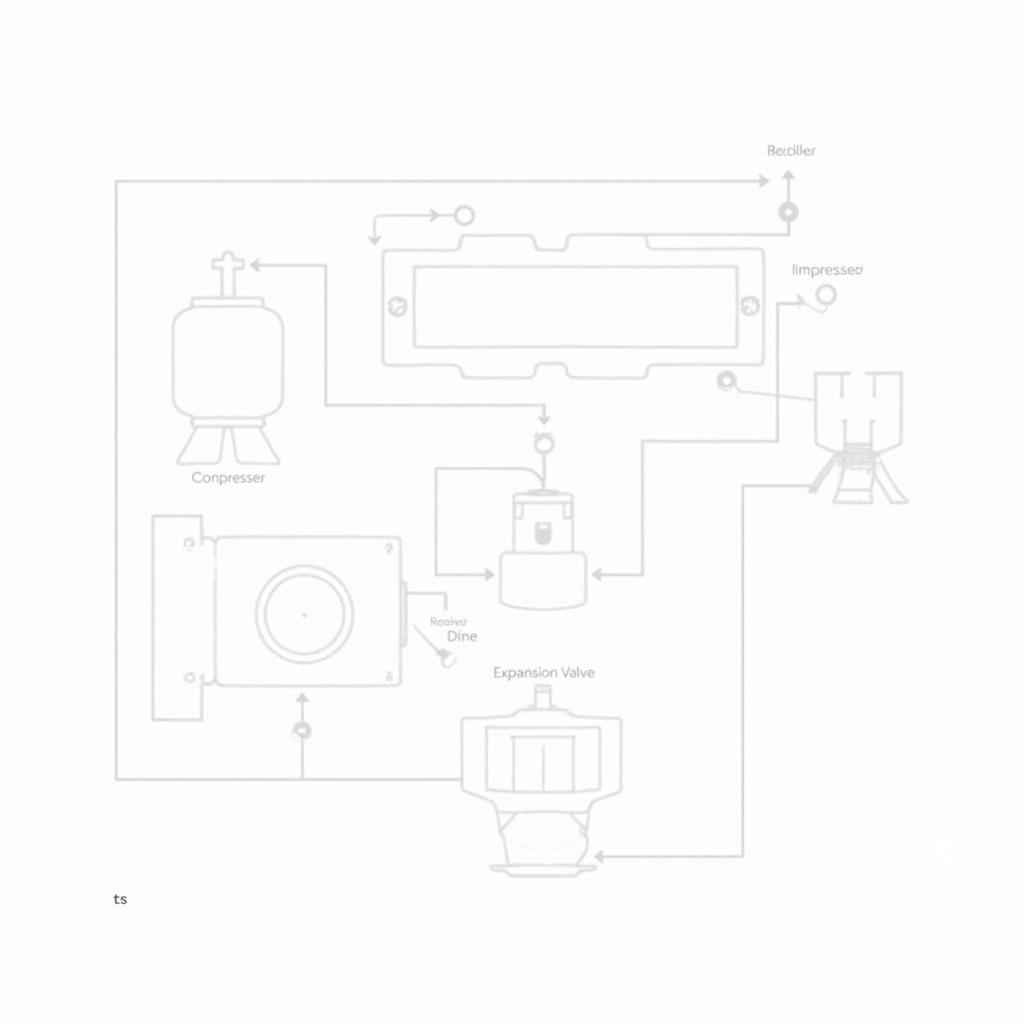 Car AC System Diagram