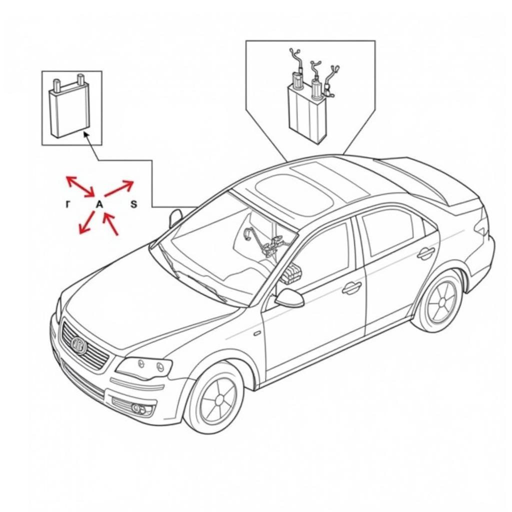 Car AC System Diagram