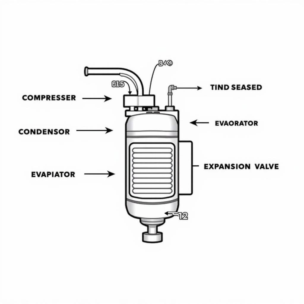 Car AC System Diagram