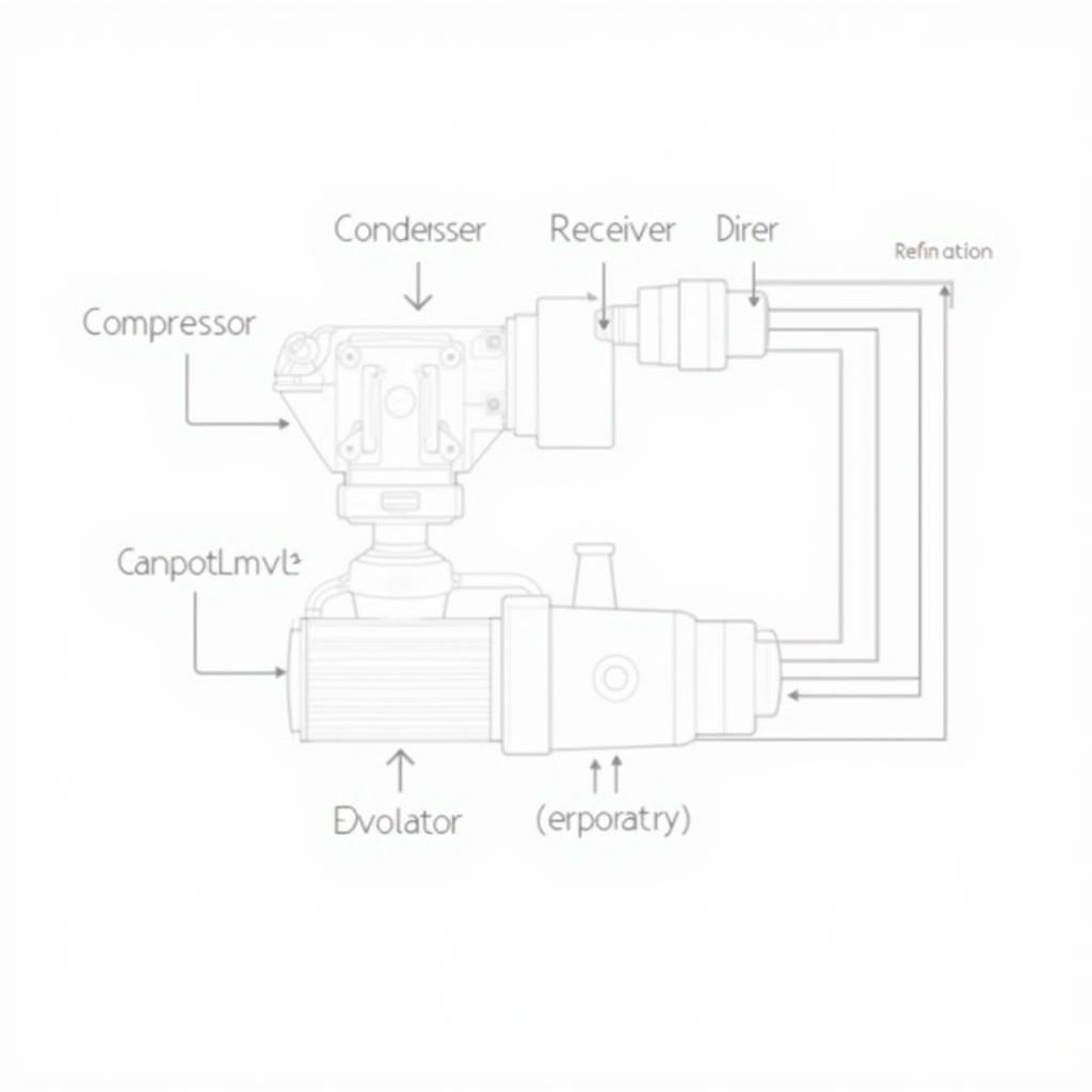 Car AC System Diagram