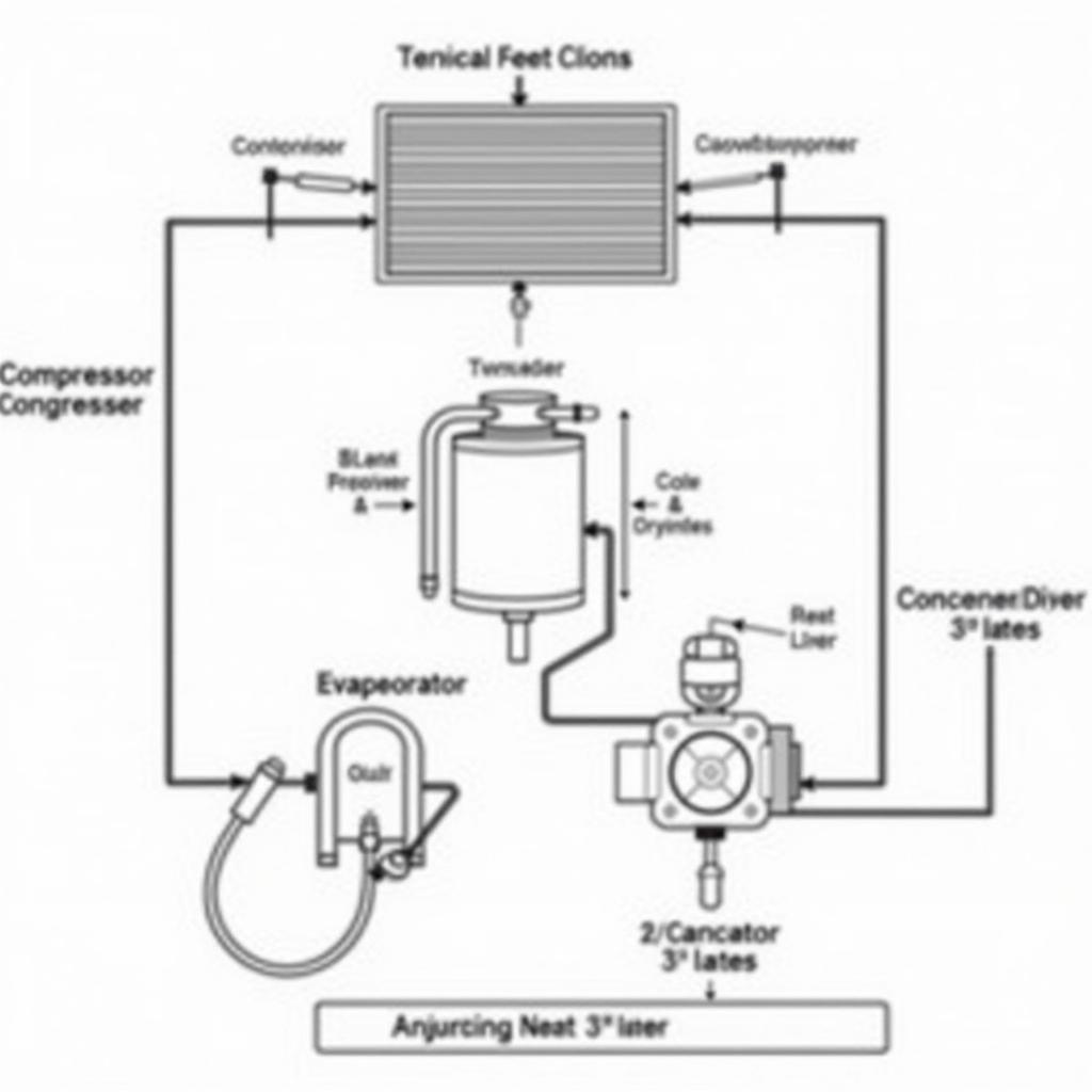 Car AC System Diagram