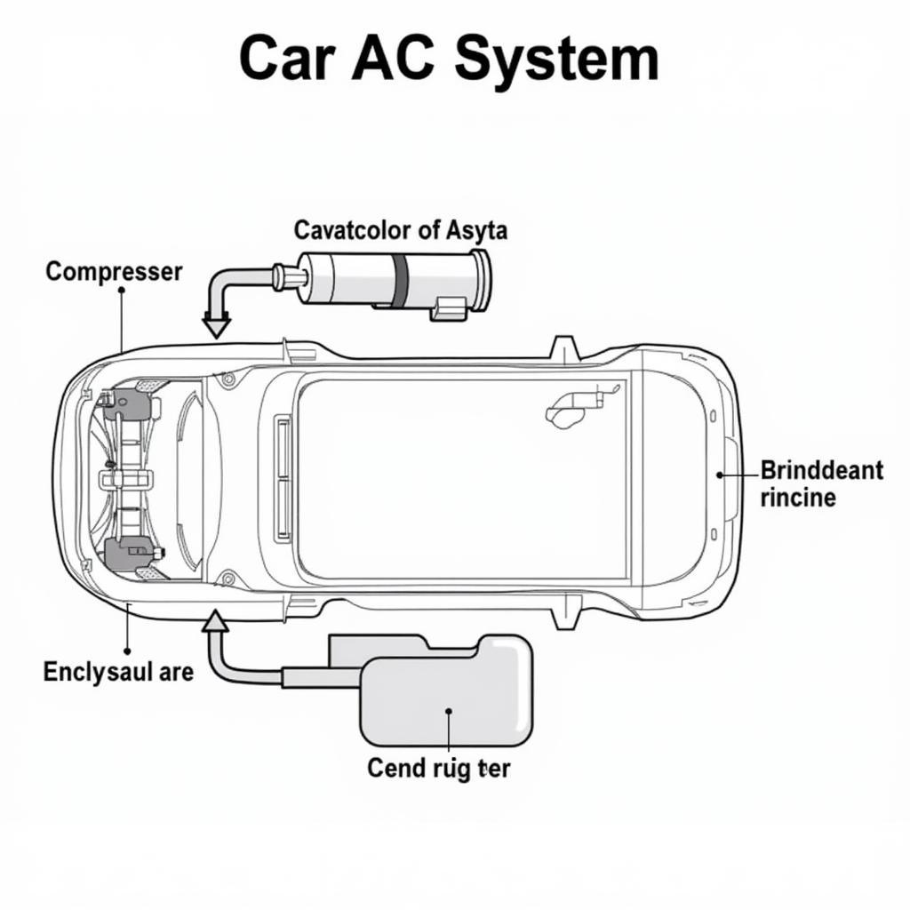 Car AC System Diagram