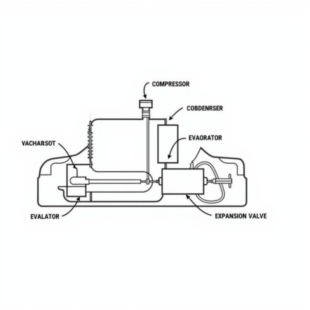 Car AC System Diagram