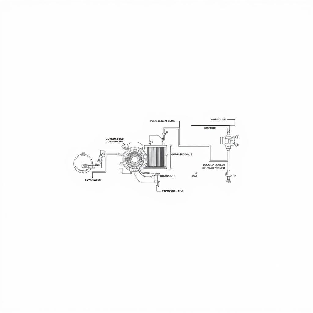 Car AC System Diagram