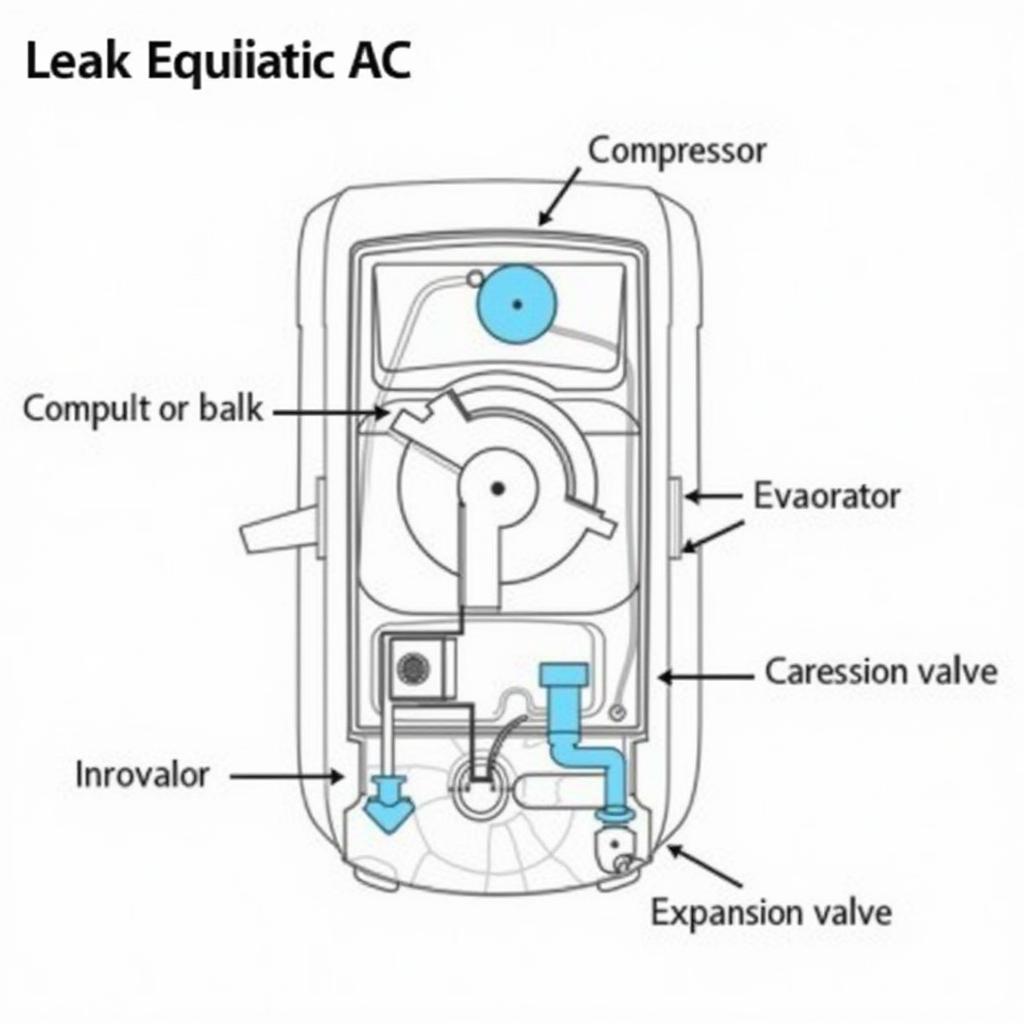 Diagram of a Car AC System