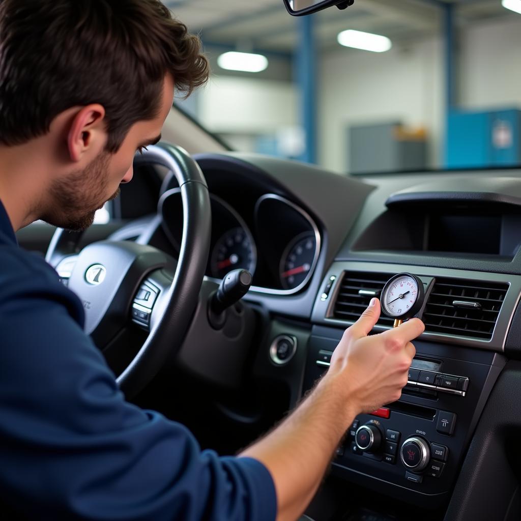 Car AC System Inspection 