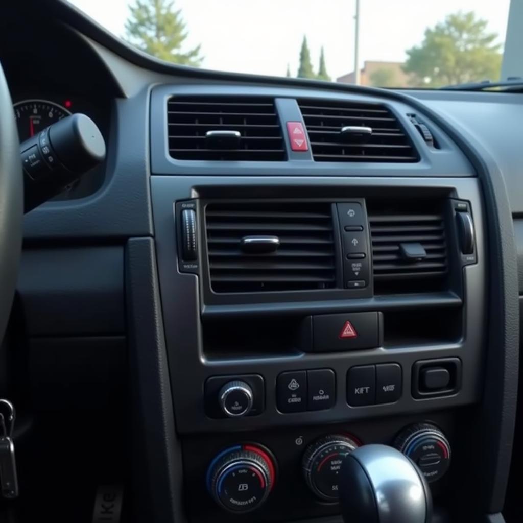 Car AC Vent Blowing Cold Air