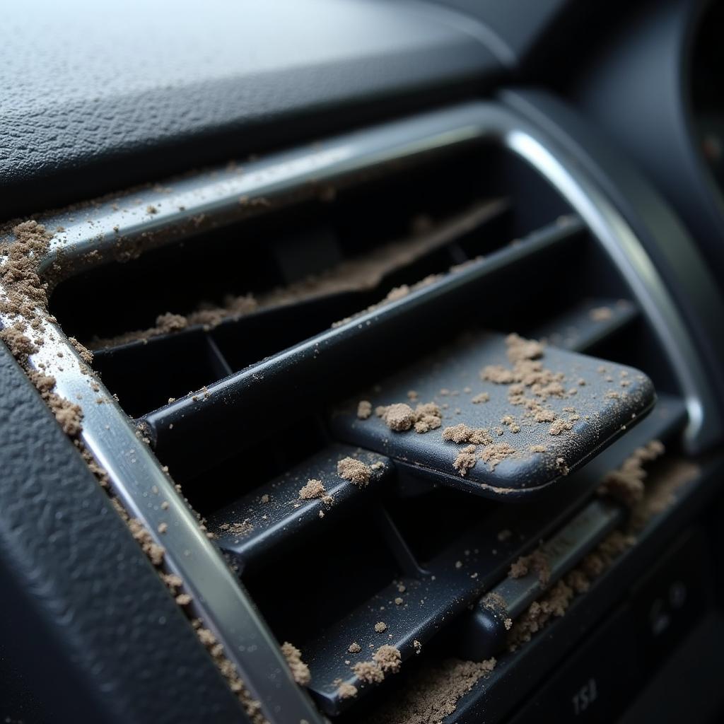 Car AC vent emitting a bad smell