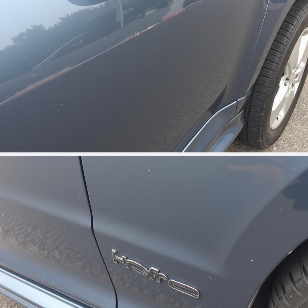 Car After Scratch Repair