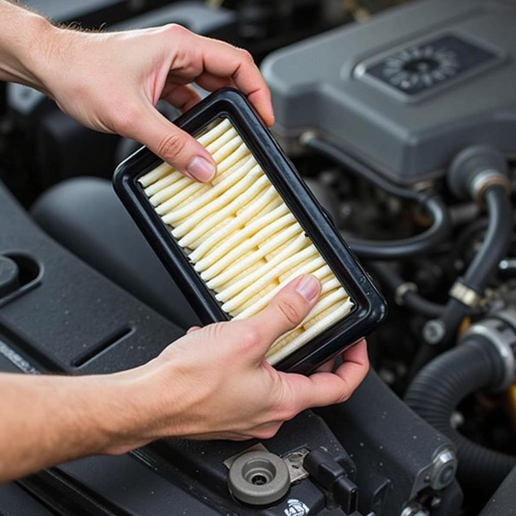 Replacing Air Filter: A Simple but Crucial Task