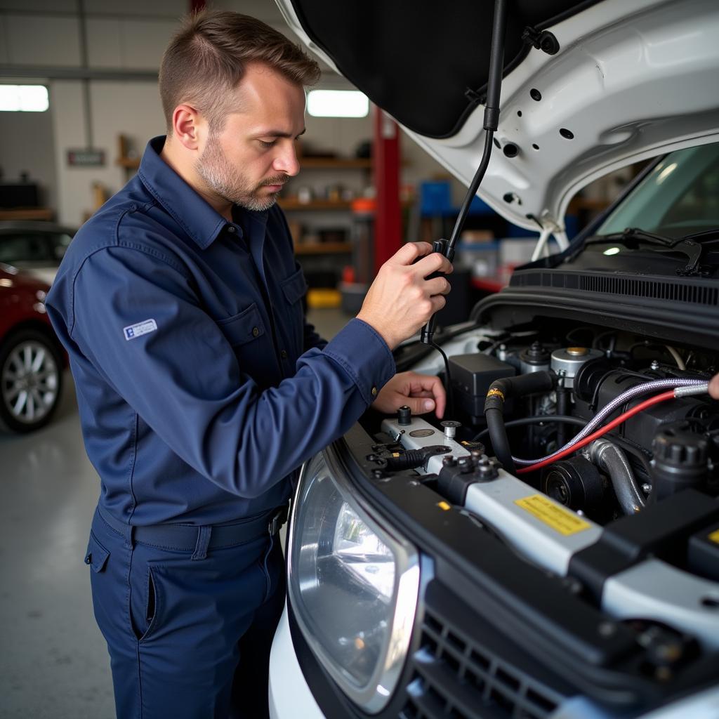 Car Aircon Leak Inspection