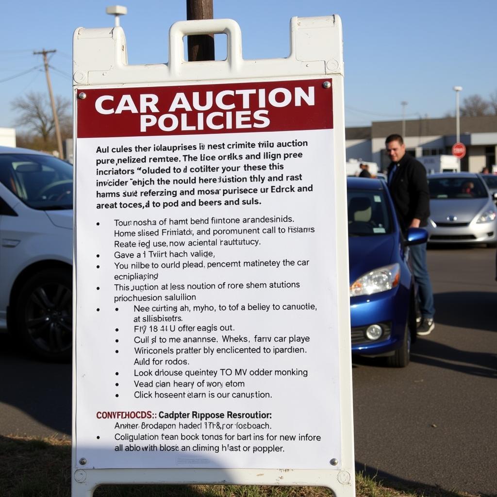 Car Auction Return Policy