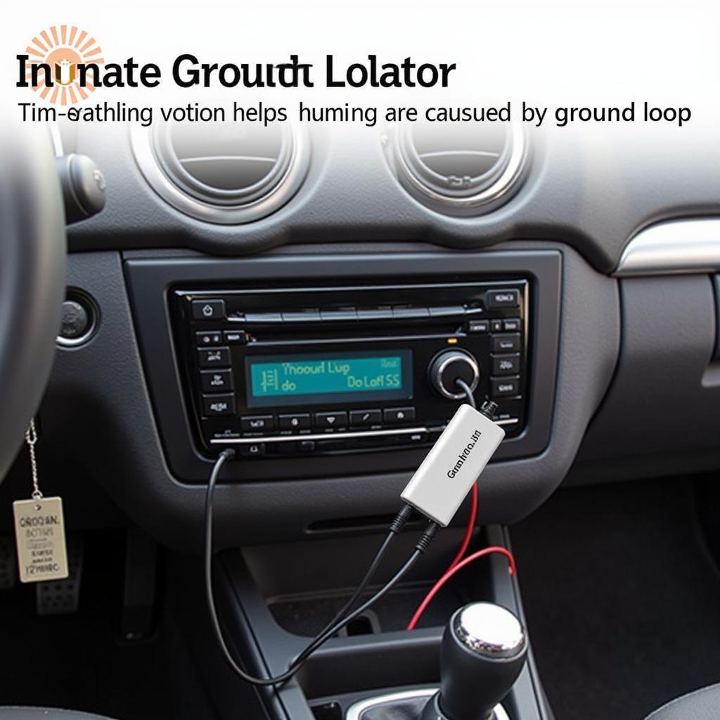 Car Audio Ground Loop Isolator