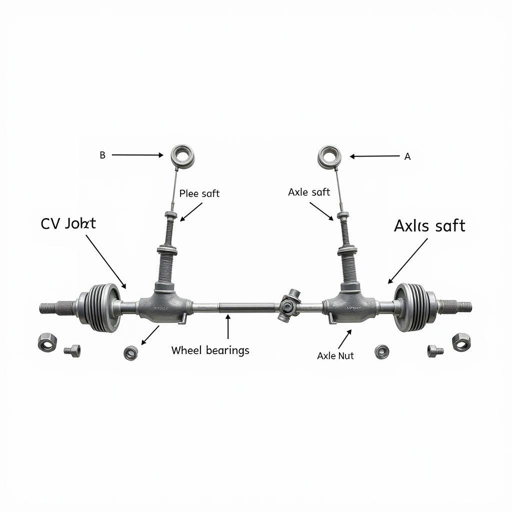 Car Axle Components Diagram