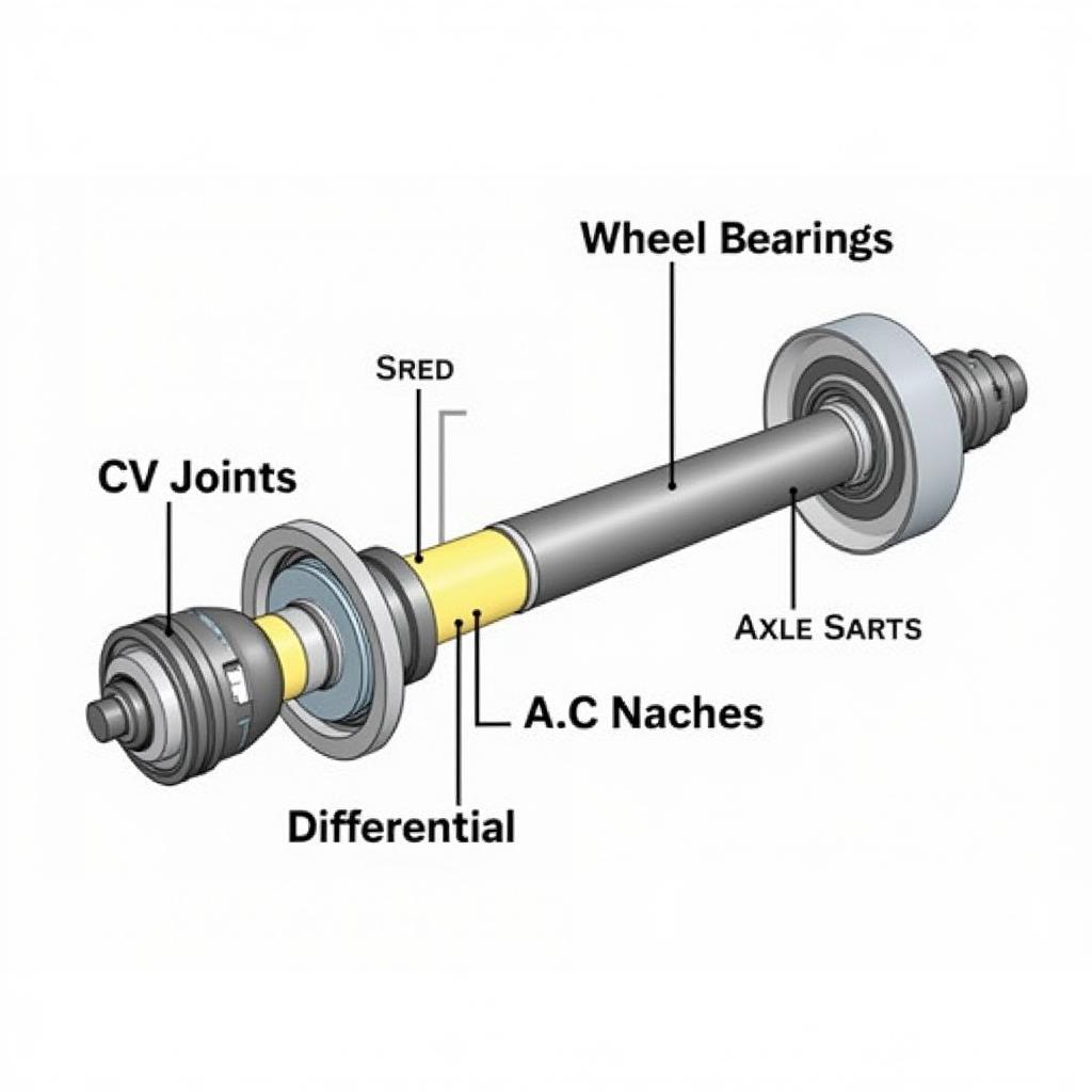 Car Axle Diagram