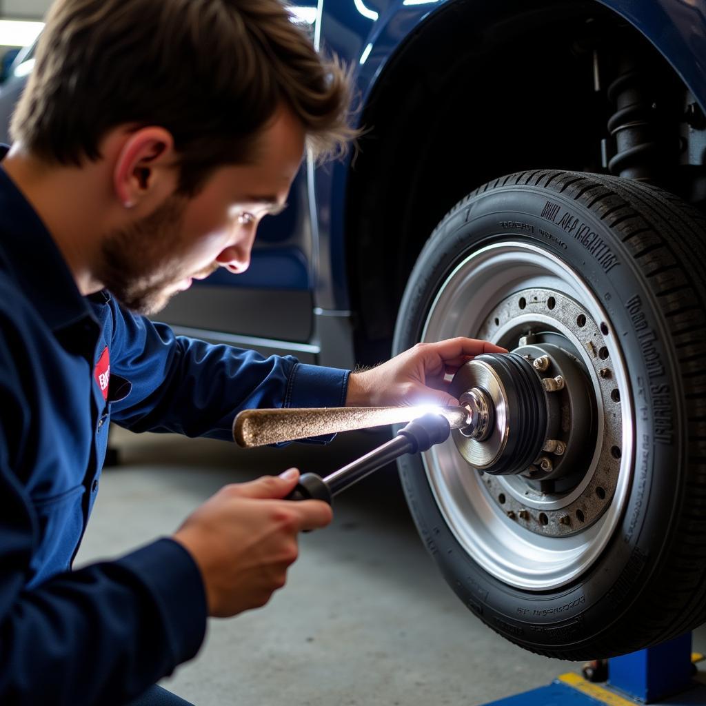 Car Axle Inspection Procedure