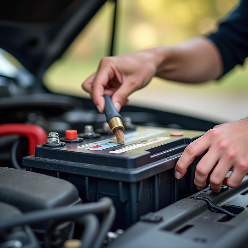 Car battery maintenance