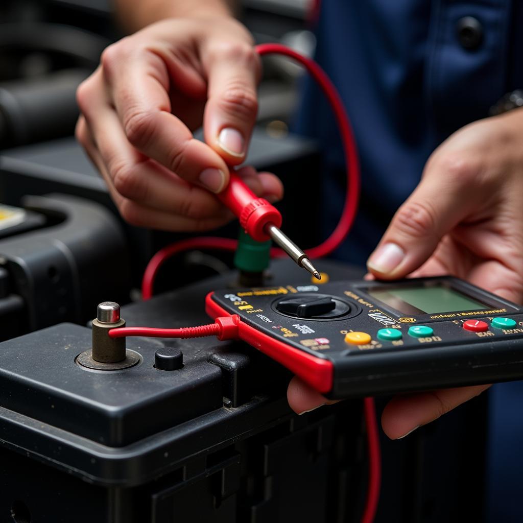 Checking Car Battery