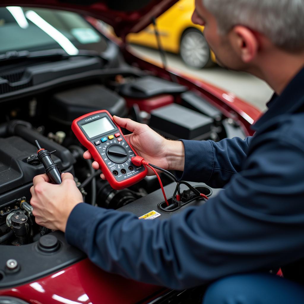 Checking a Car Battery