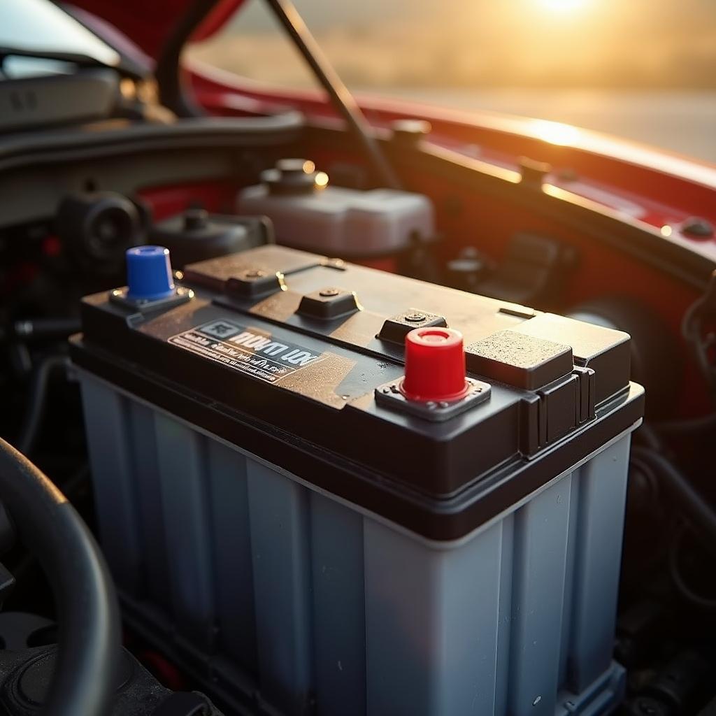 Car Battery in a Hot Environment