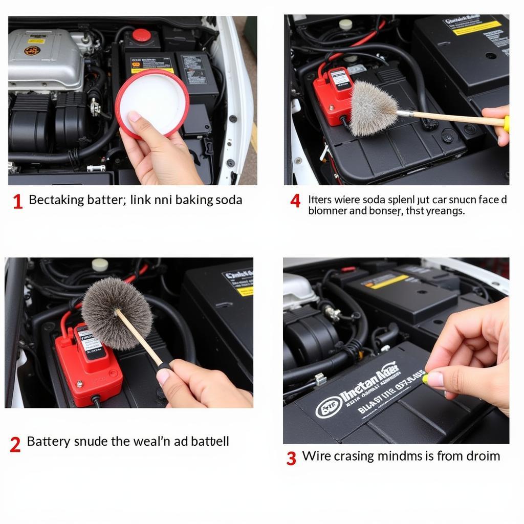 Cleaning Car Battery Terminals