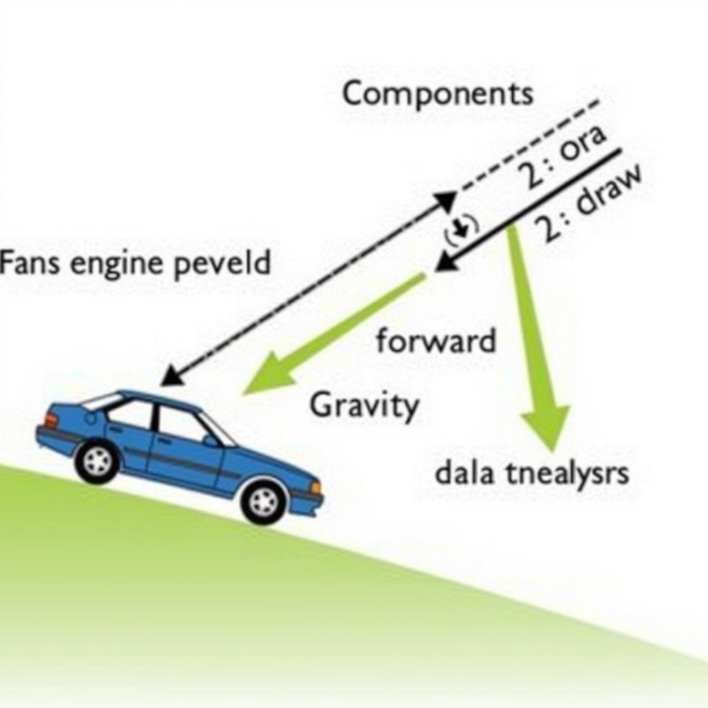 Car Climbing Hill Force Analysis