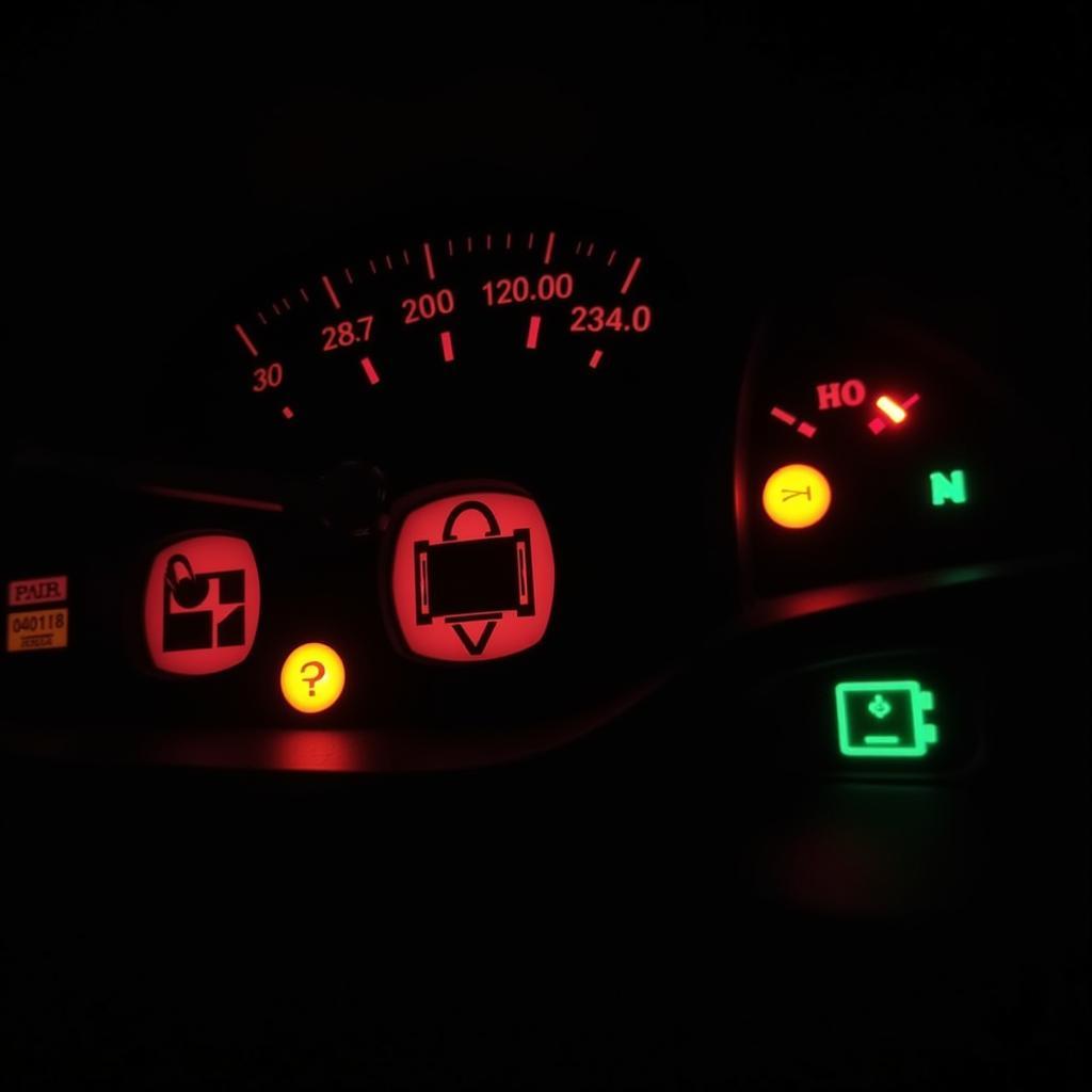 Car Dashboard Warning Lights