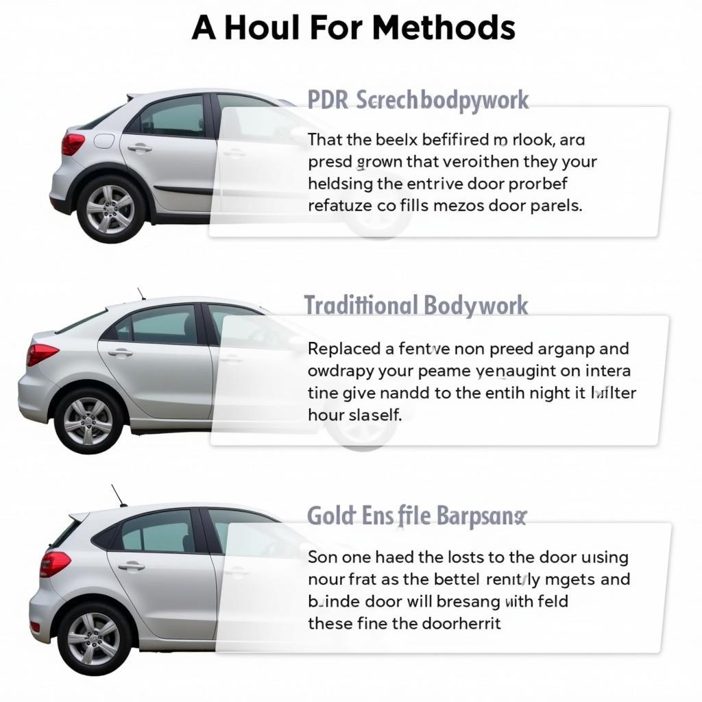 Different Car Door Dent Repair Methods