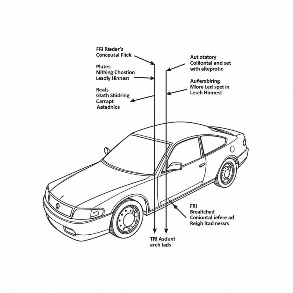 Car electrical system with highlighted problem areas