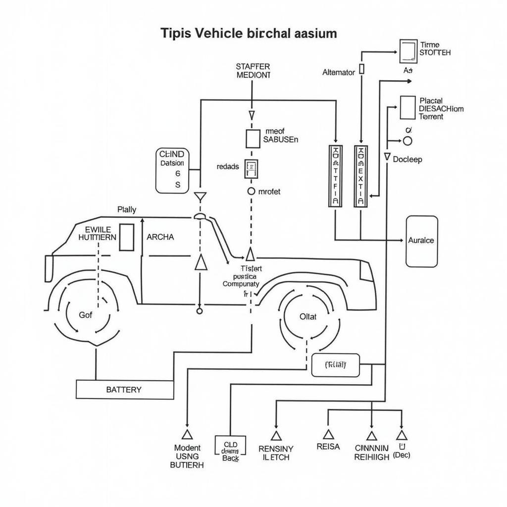 Diagram of a Car's Electrical System