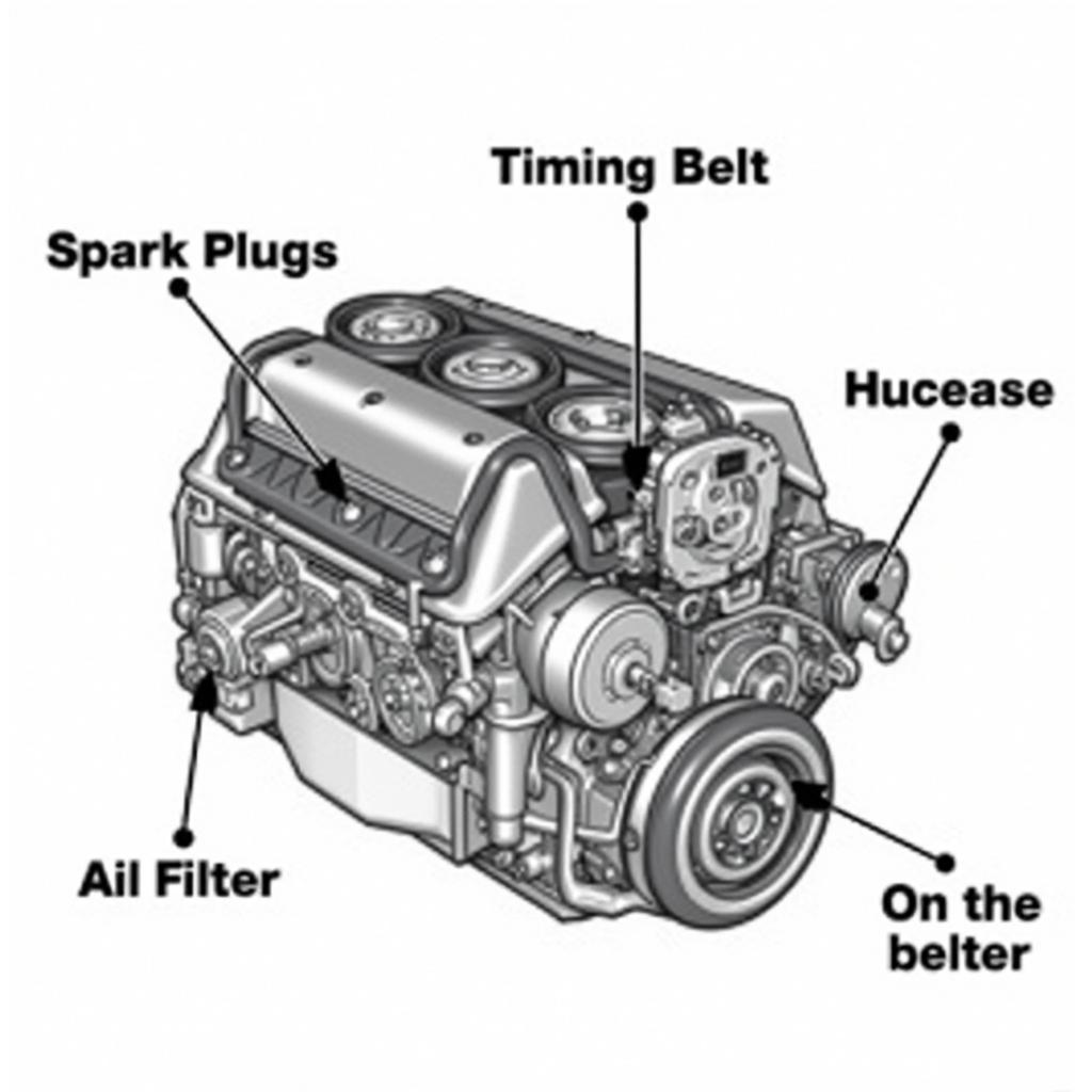 Car Engine Components 