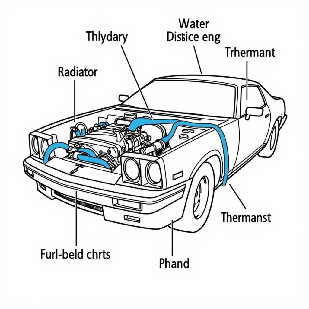 Car Engine Cooling System