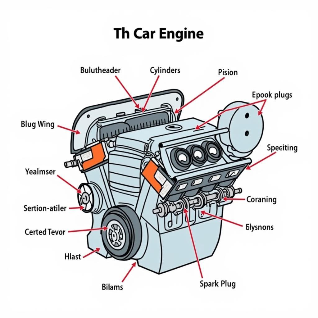 Car Engine Diagram