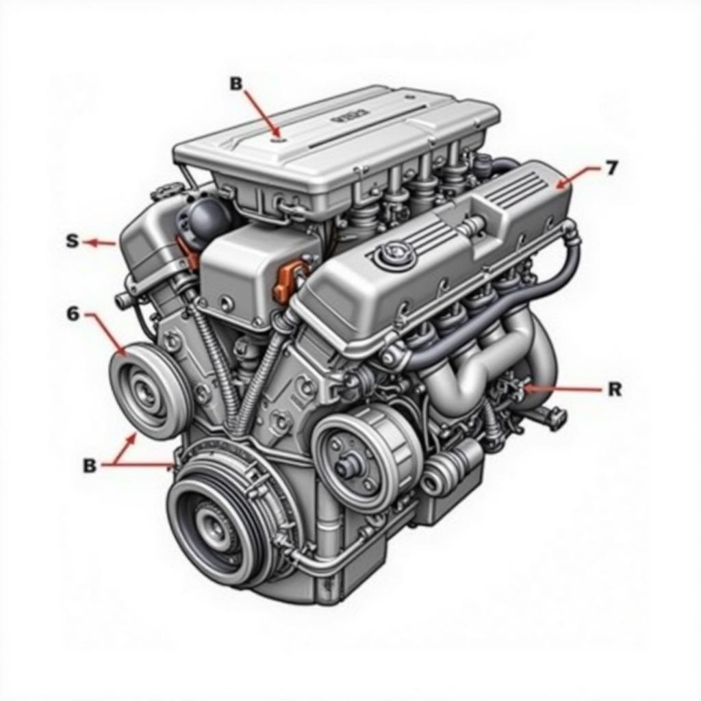 Car Engine Diagram