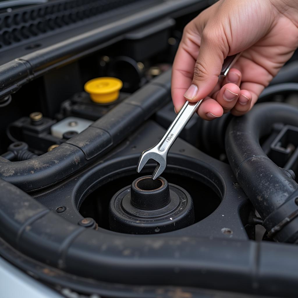 Car Engine Oil Change