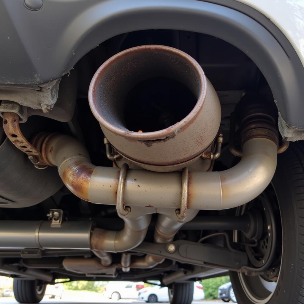 Car exhaust system components