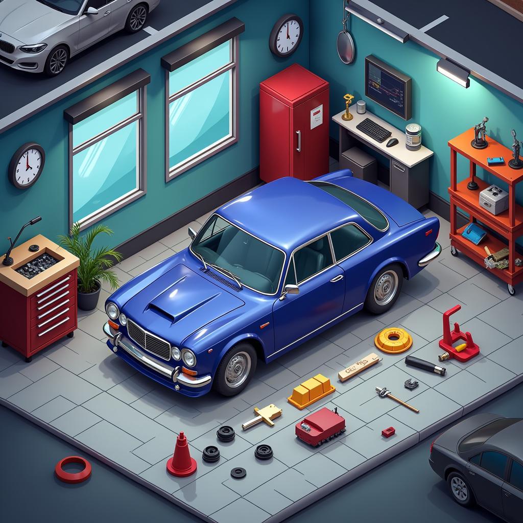 Car Fixing Game Interface