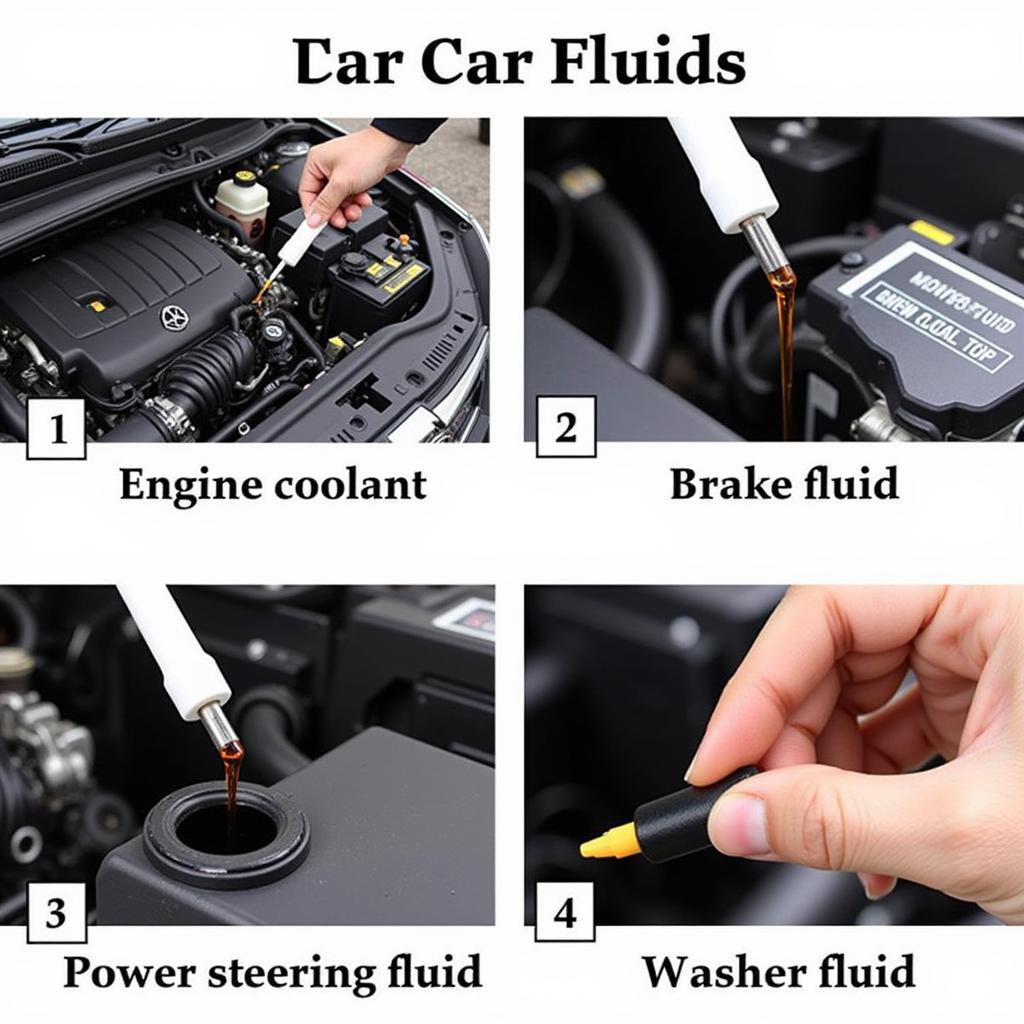 Checking car fluids