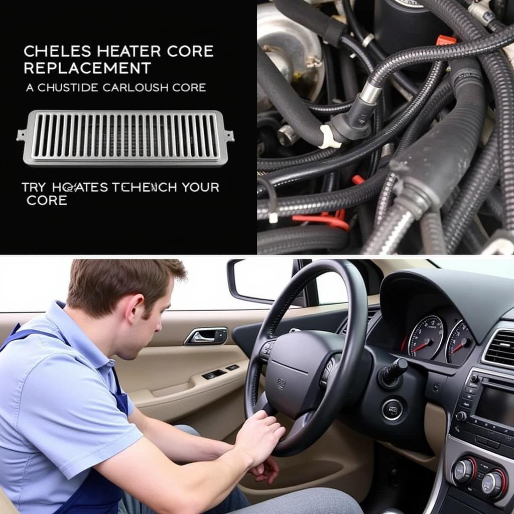 Car heater core replacement