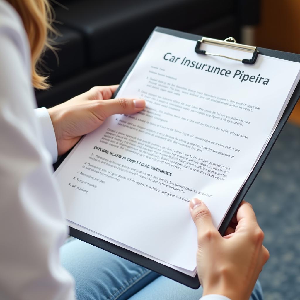 Reviewing a Car Insurance Policy