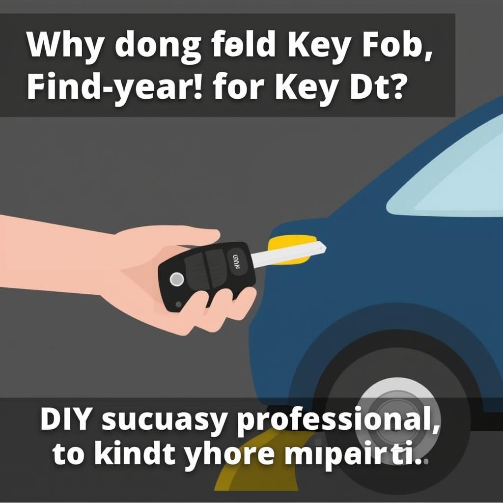 Taking your car to a repair shop for key fob issues