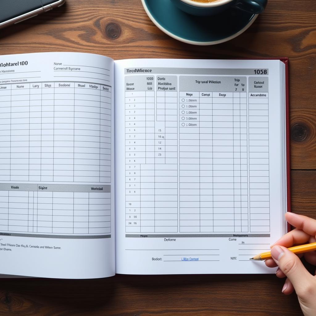 Car logbook for tracking business use