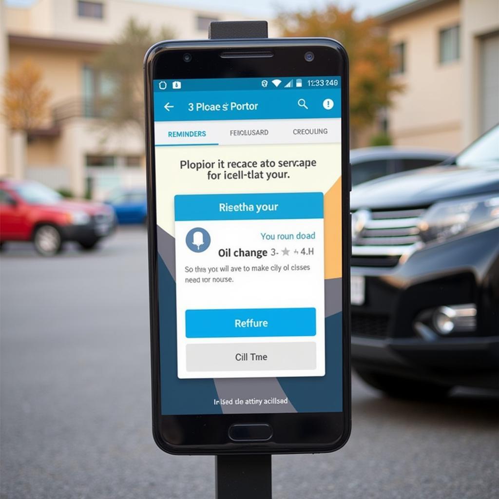 Car Maintenance App Service Reminder