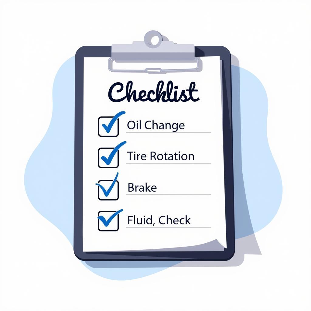 Car Maintenance Checklist