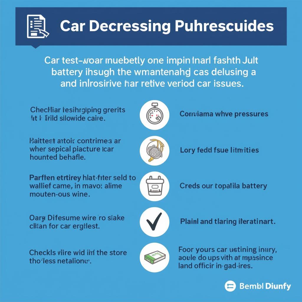 Car Maintenance Checklist