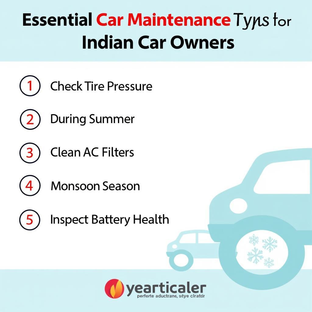 Car maintenance checklist for Indian owners