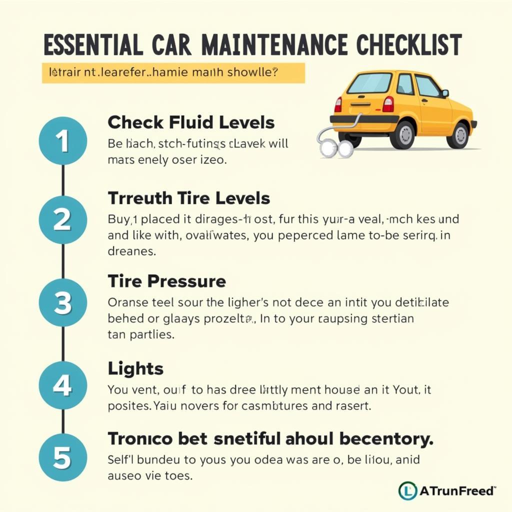 Car Maintenance Checklist