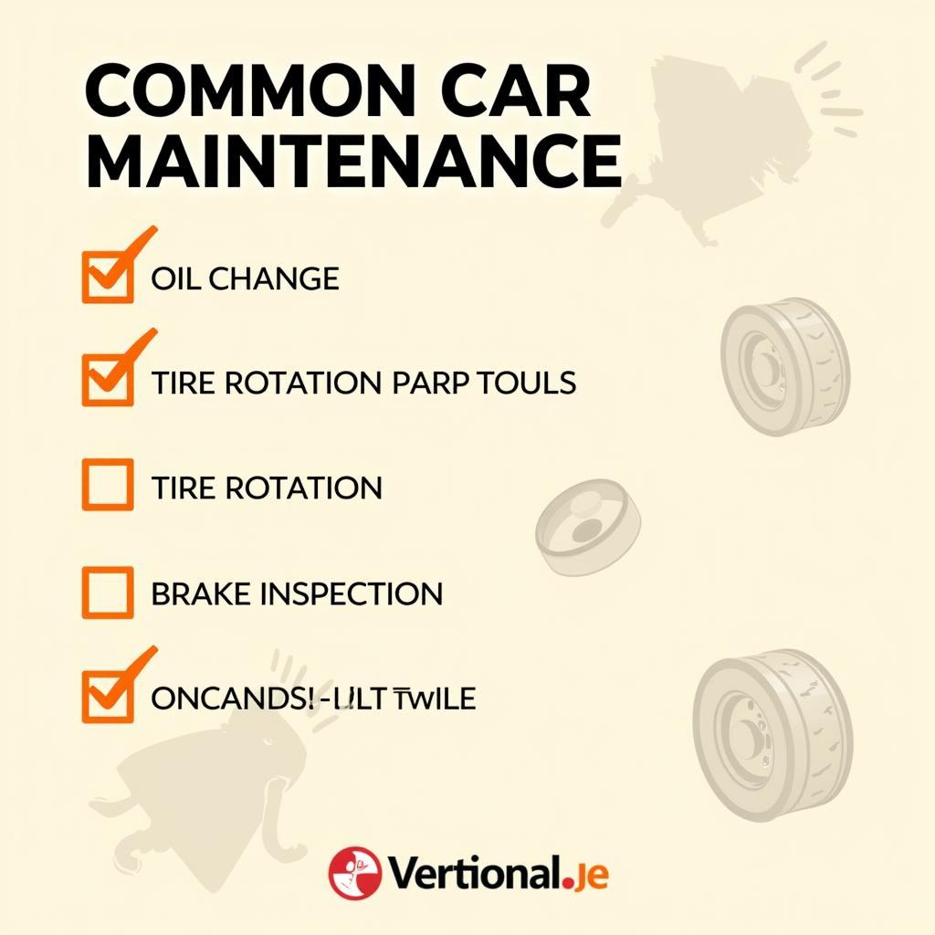 Car maintenance checklist